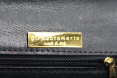 Giorgio Santamaria Dark Blue Alligator Clutch