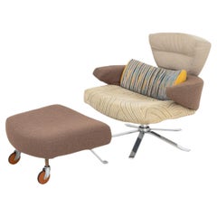 Giorgio Saporiti x Il Loft "Mary" Chair & Ottoman