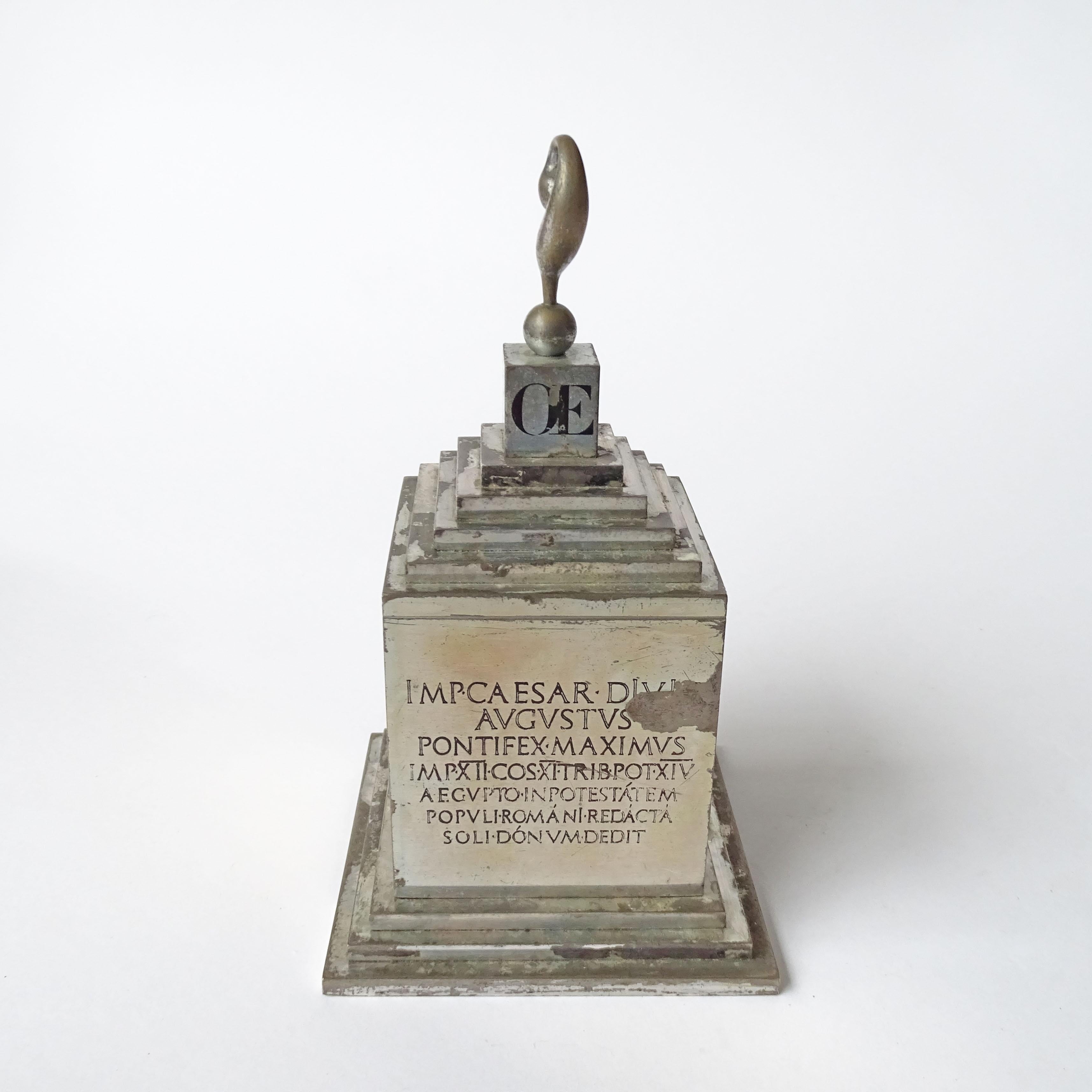Late 20th Century Giorgio Soave Paper weight for Olivetti, Italy 1970s For Sale