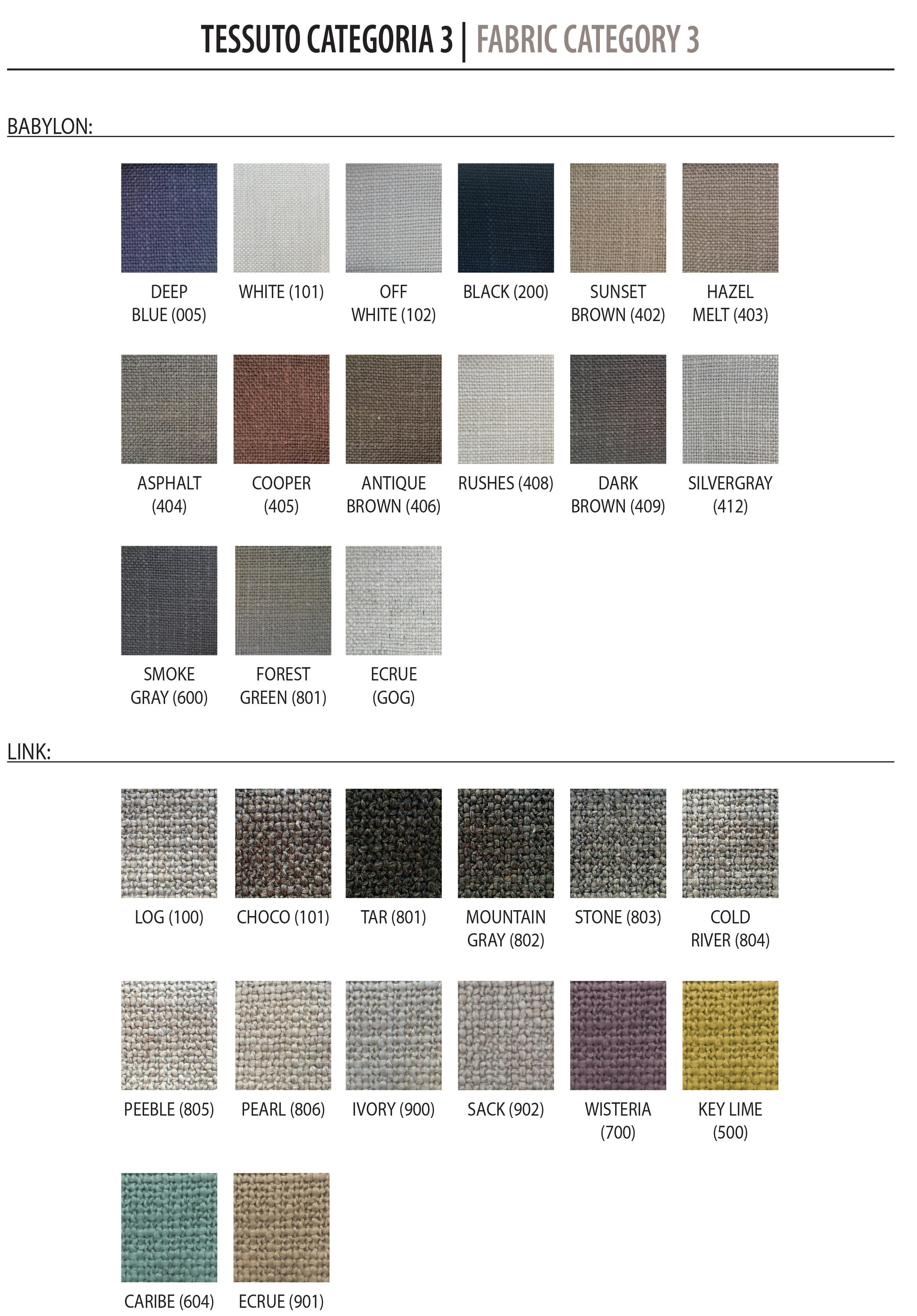 'GIORGIO' sofa in bi-color premium leather and fabric (Moderne) im Angebot