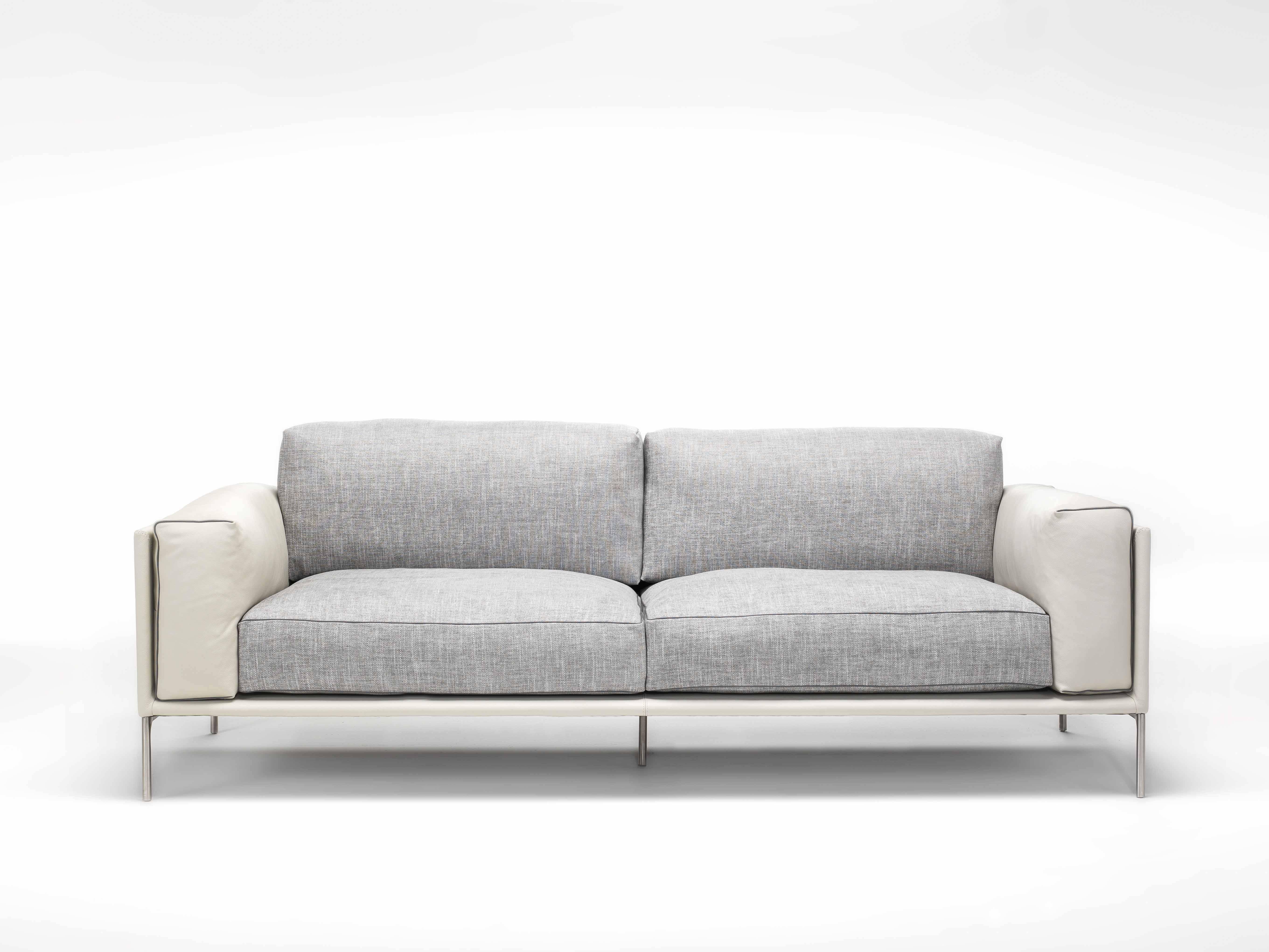 Giorgio sofa in ivory and gray by Amura Lab.