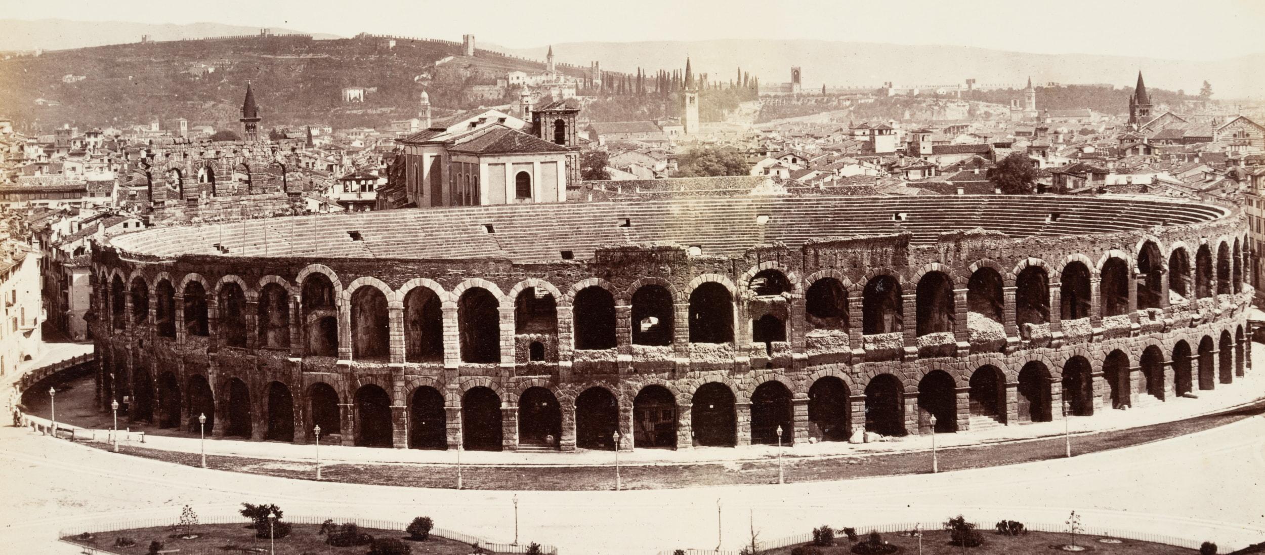 Arena in Verona - Photograph by Giorgio Sommer