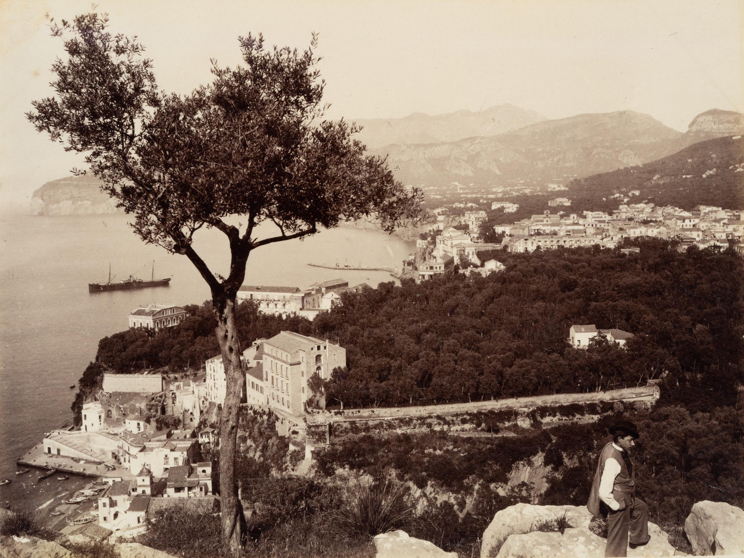 Giorgio Sommer Landscape Photograph - Sorrento from Capo di Monte, Neapel