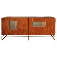 Giorgio, the Elegant Cabinet in Glossy Rosewood