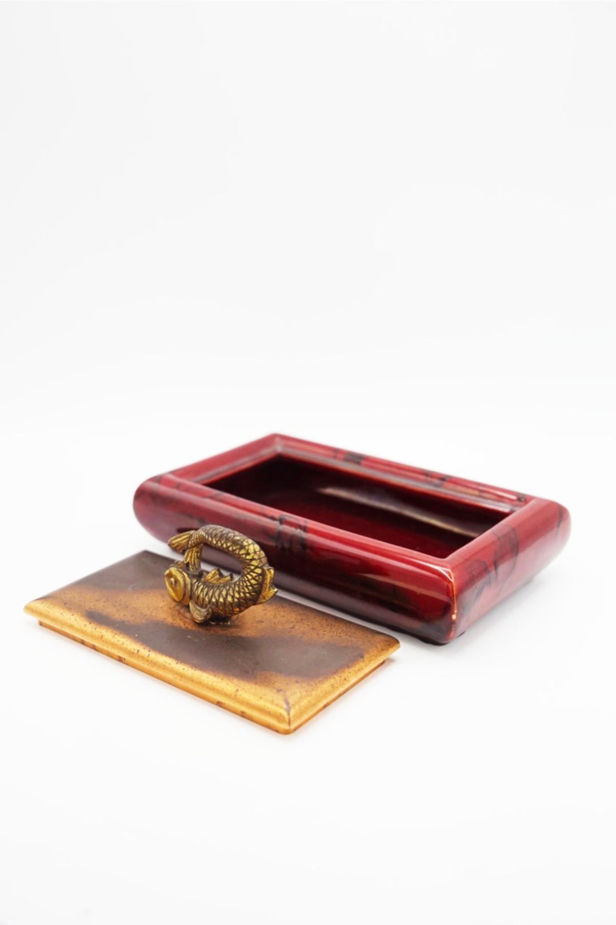 Mid-20th Century Giorgio Tura Vintage Cigar Holder with Lid For Sale