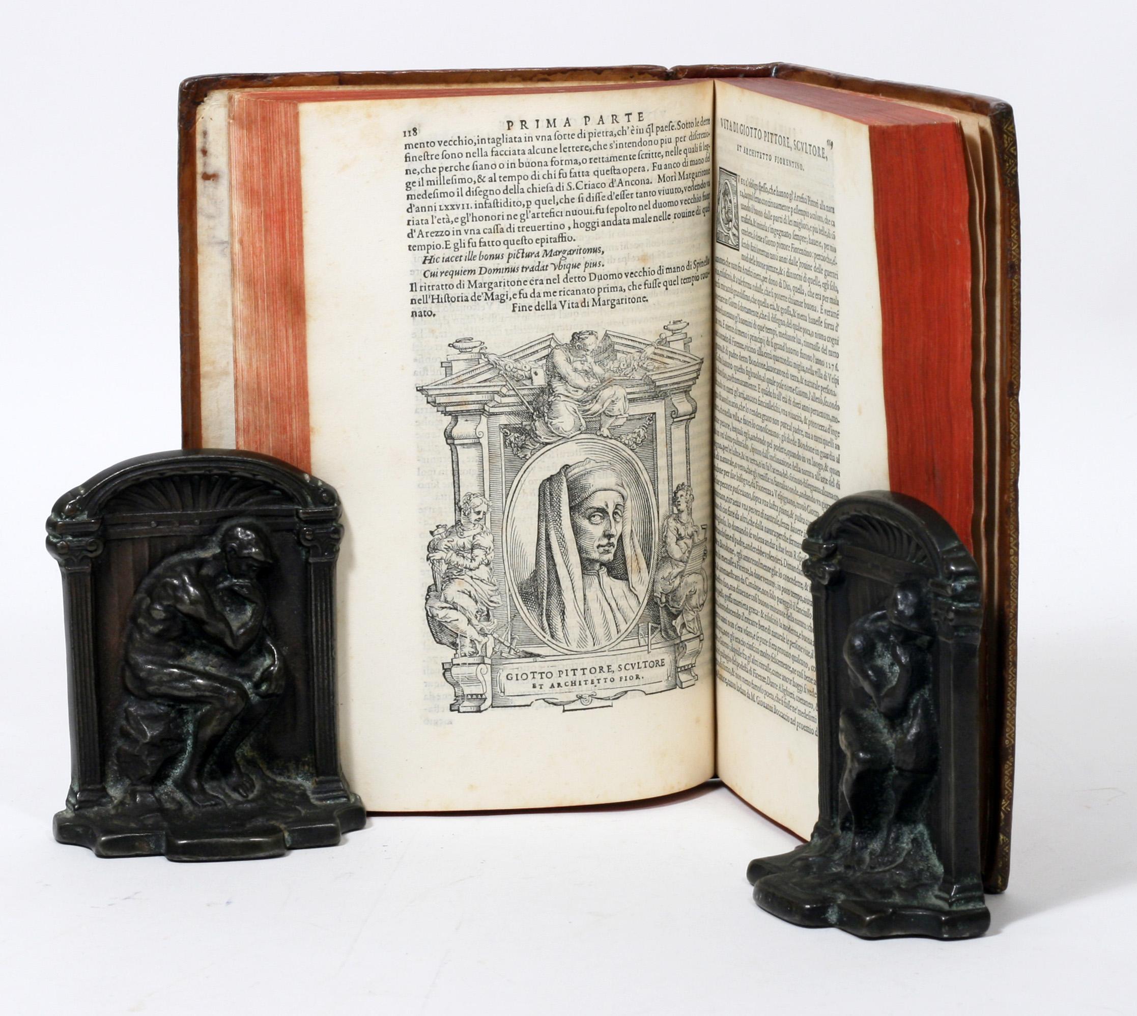 Giorgio Vasari, First Complete Edition of Lives of the Artists, 1568 In Good Condition In New York, NY