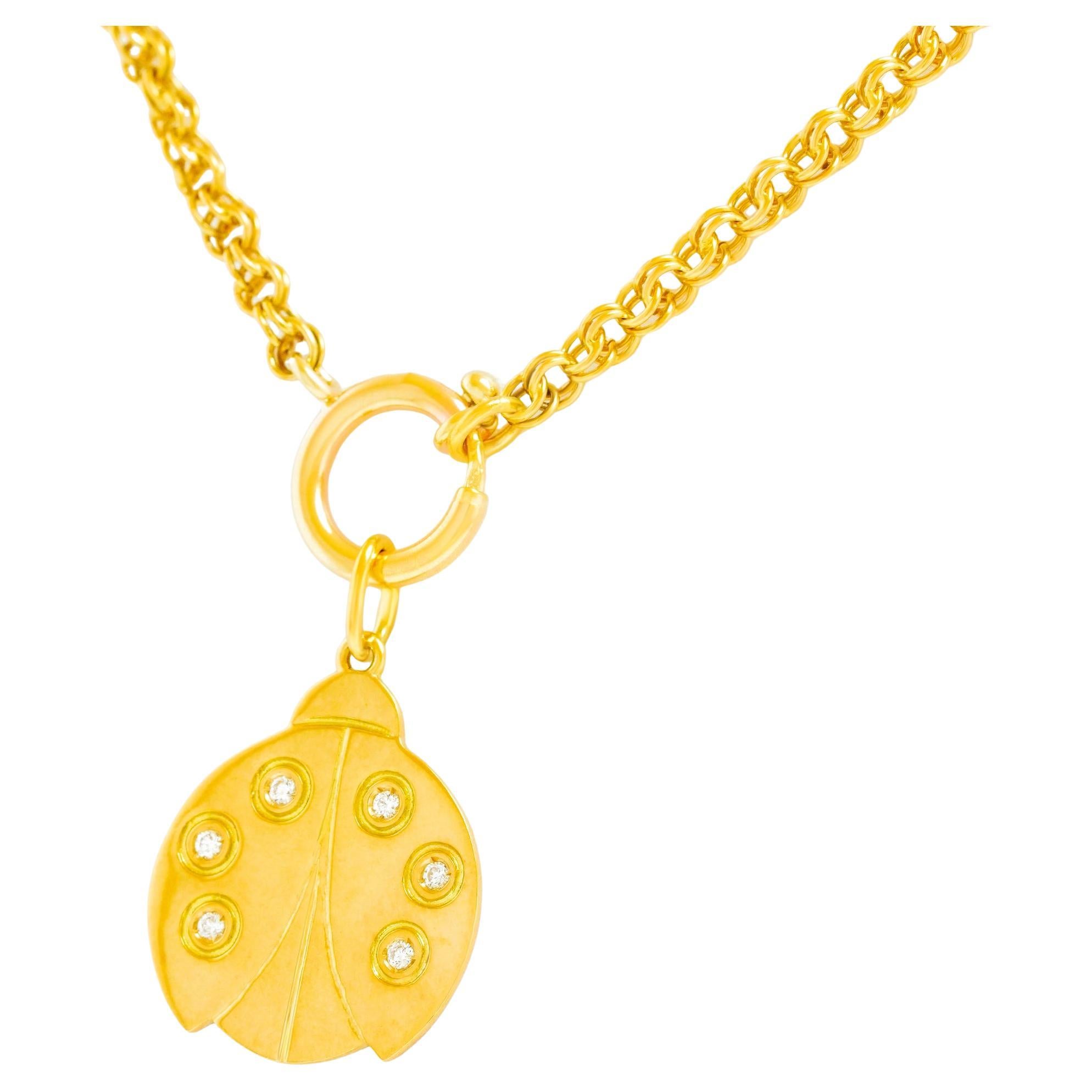 Giorgio Visconti Ladybug Pendant For Sale
