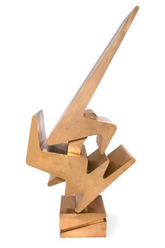 Giorgio Zennaro Signed Patinated Bronze Sculpture, Italy 1972