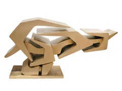 Number 14 (Sequinze Plurime) Large Bronze Abstract Sculpture by Giorgio Zennaro