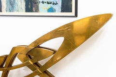 Giorgio Zennaro Concrescencia involuta Escultura moderna de bronce y lucita firmada 1973