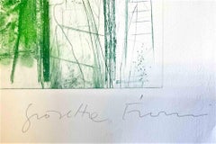 La casa de Baba Yaga - Grabado de Giosetta Fioroni - Años 70