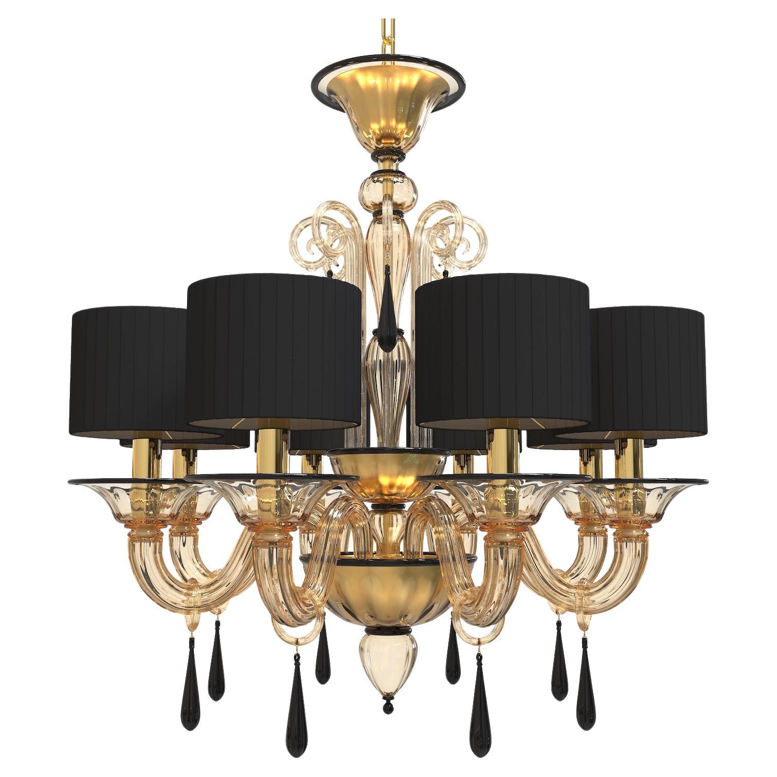 Giotto Lampadario Luxury Vetro di Murano Artigianato di Lusso Made in Italy