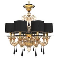 Giotto Lampadario Luxury Vetro di Murano Artigianato di Lusso Made in Italy