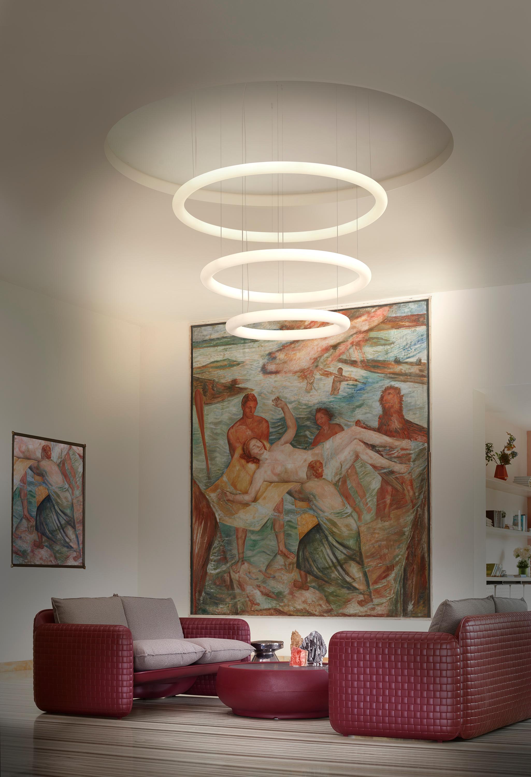 Giotto Medium Hanging Lamp by Roberto Paoli In New Condition For Sale In Geneve, CH