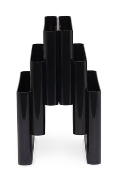 Giotto Stoppino, Black 4675 Magazine Holder, 1972