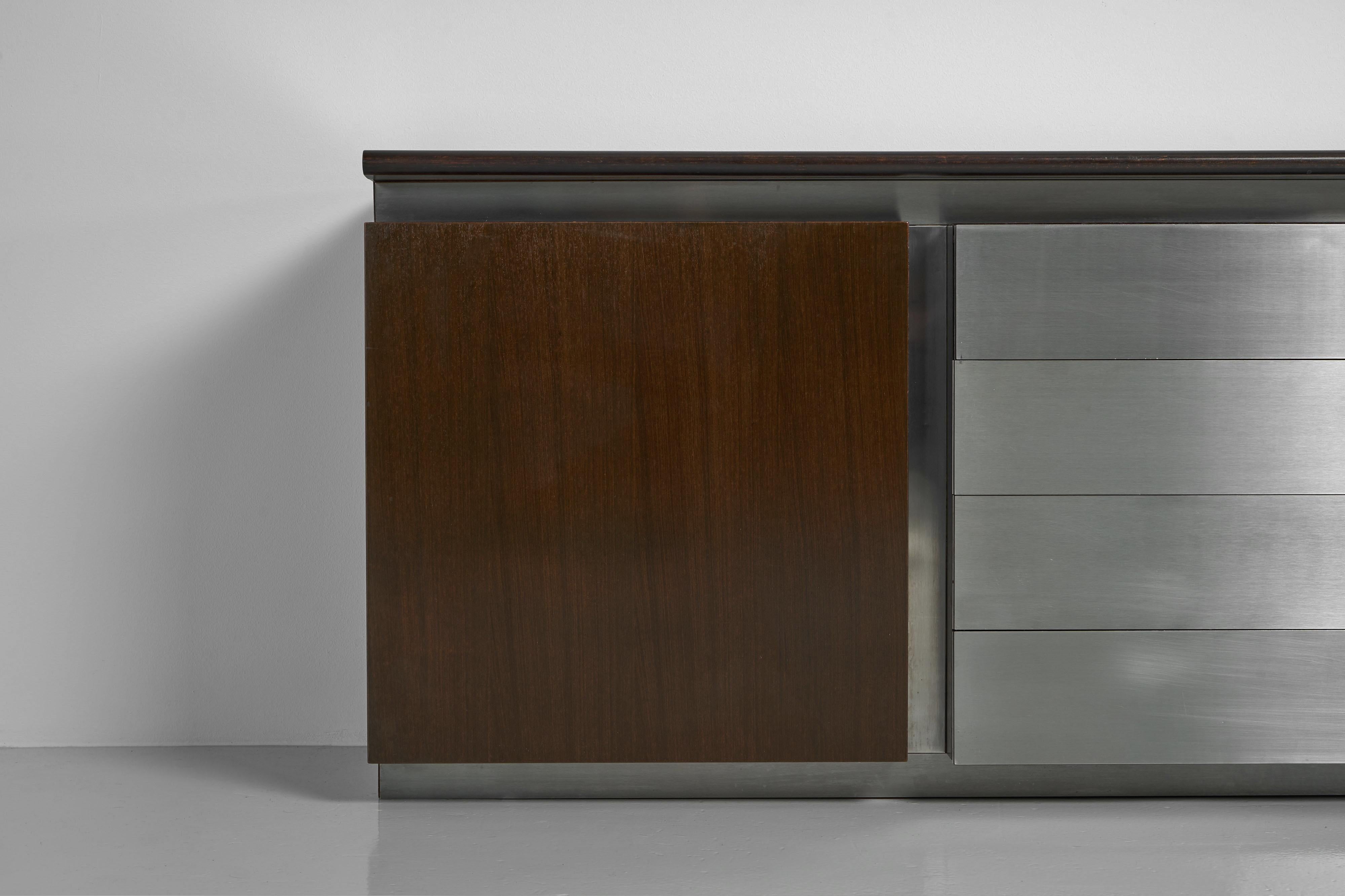 Giotto Stoppino Gouju sideboard Acerbis Italy 1977 In Good Condition In Roosendaal, Noord Brabant