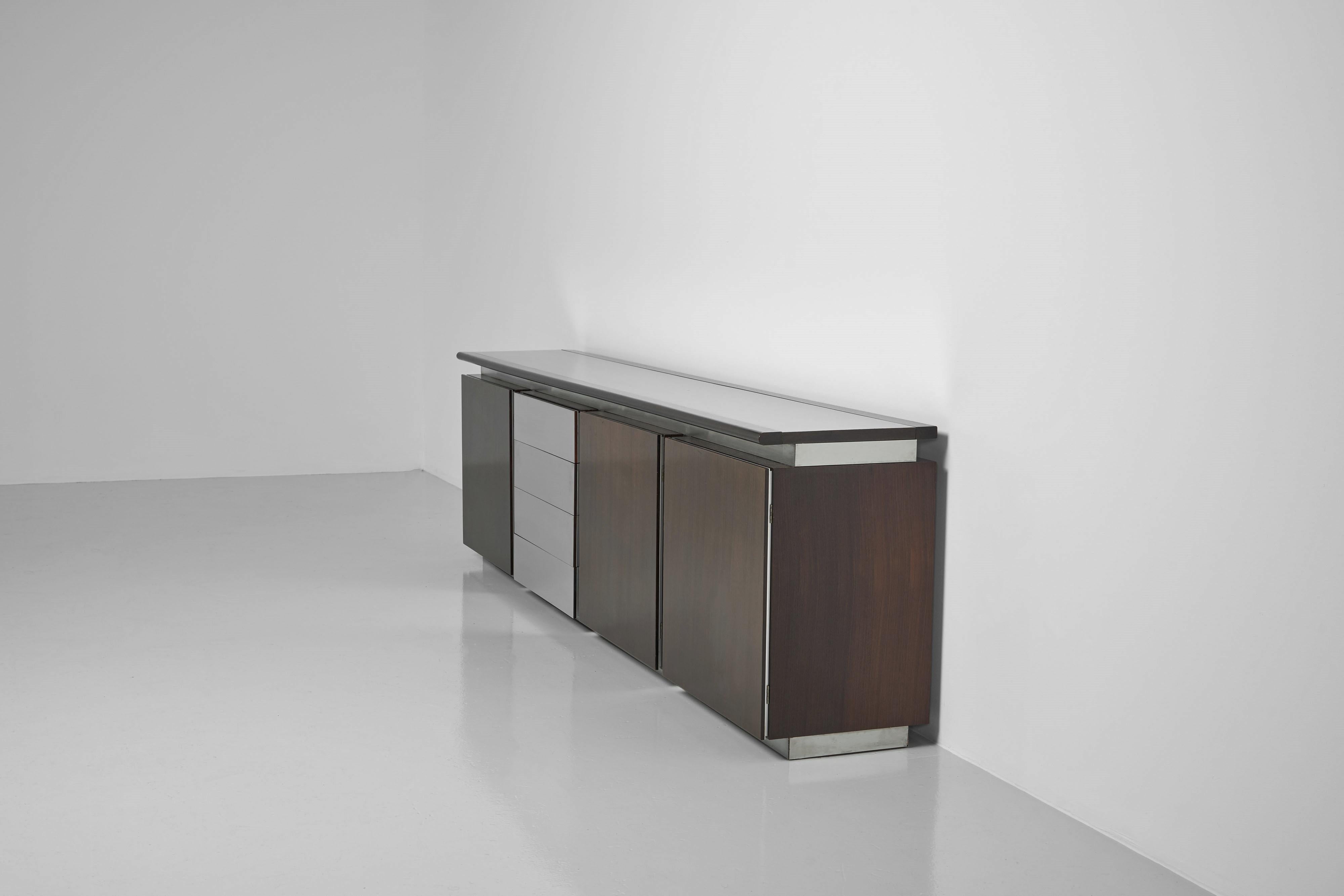 Late 20th Century Giotto Stoppino Gouju sideboard Acerbis Italy 1977