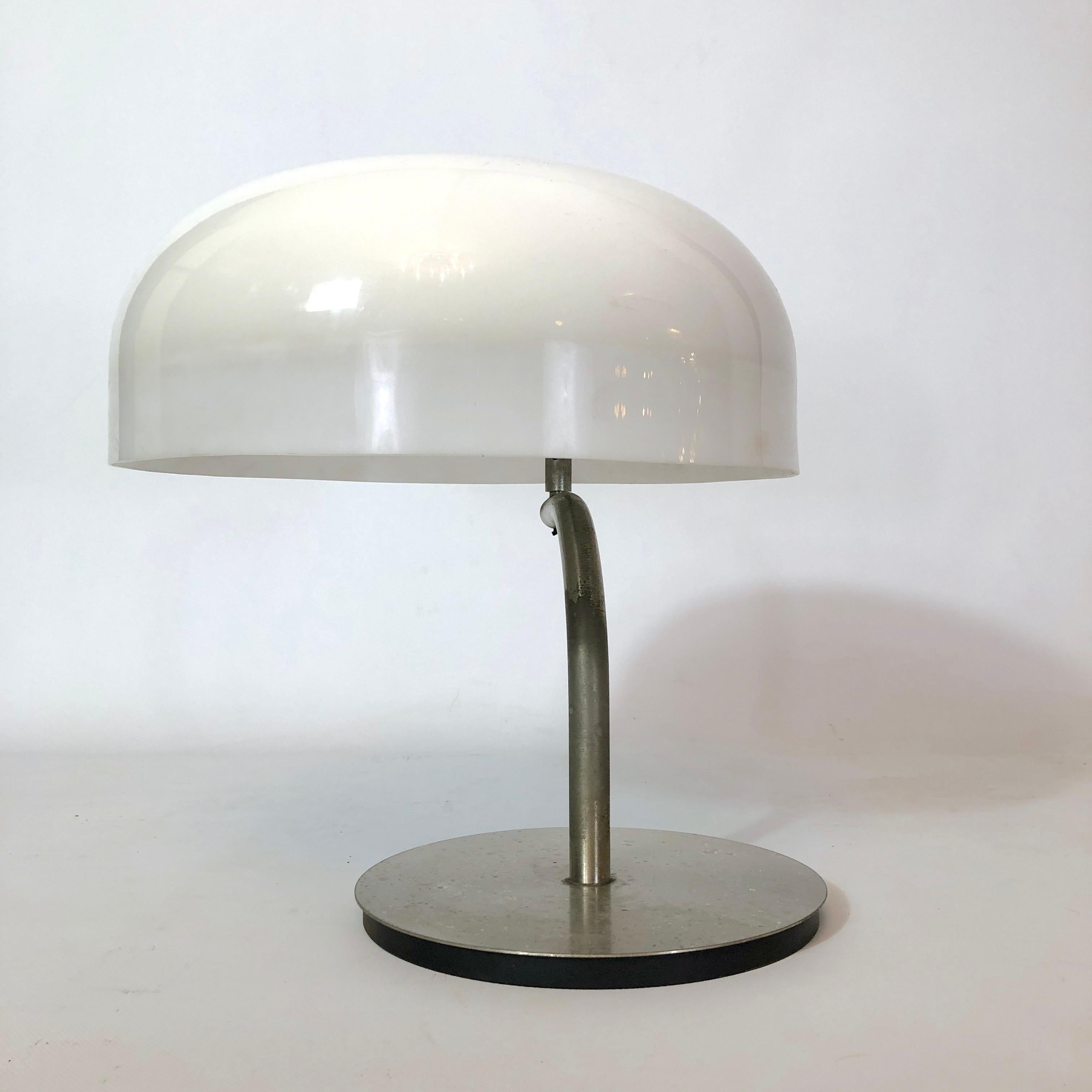 Mid-Century Modern Giotto Stoppino, lampe de table vintage italienne des années 70 en vente