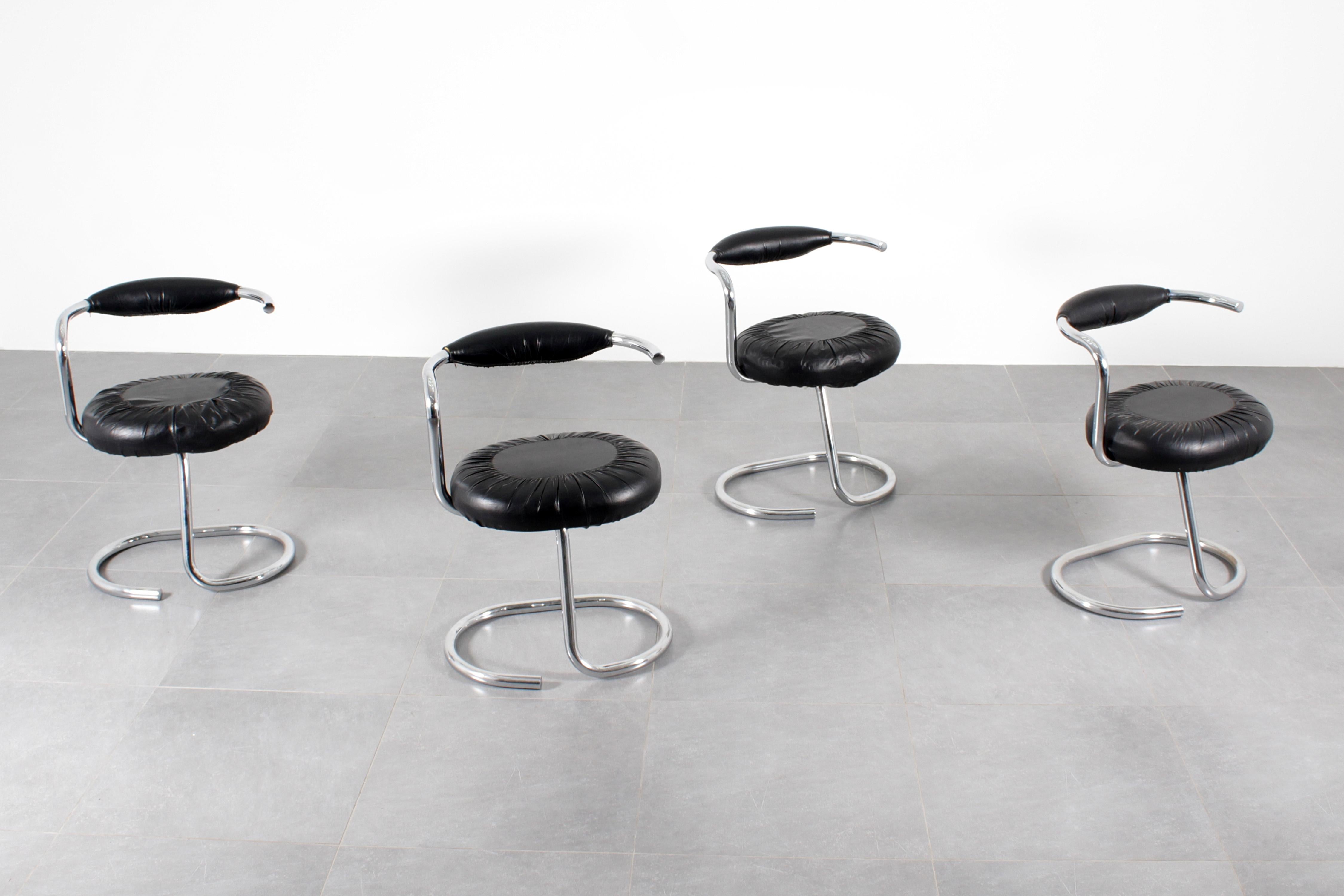 Mid-Century Modern Giotto Stoppino Set of 4 