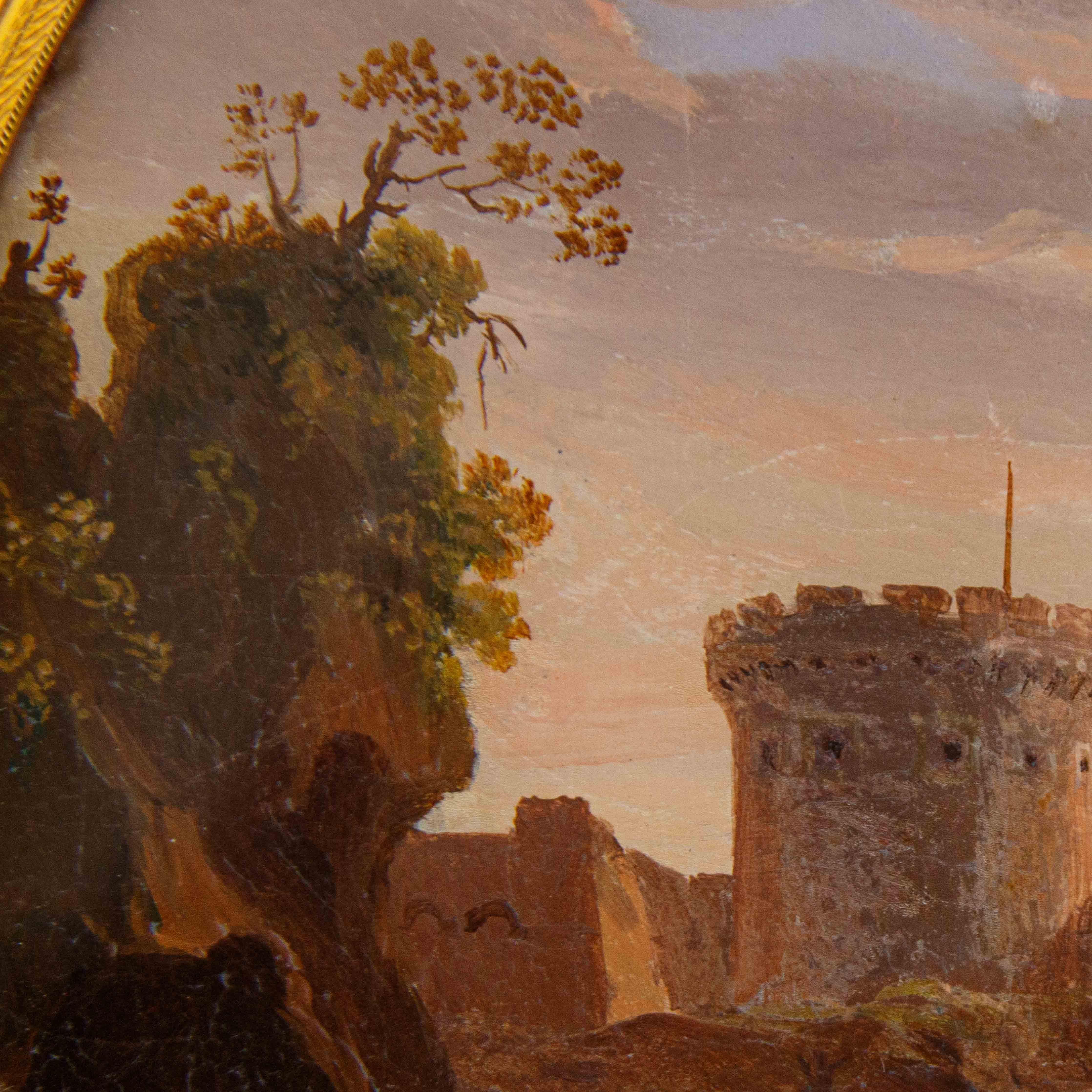 By Giovan Battista dell'Acqua, Marina with fortress For Sale 8