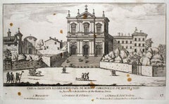 Chiesa dédiée à S. Gregorio...  -  Gravure à l'eau-forte par I. A. B. Falda - Fin 1600