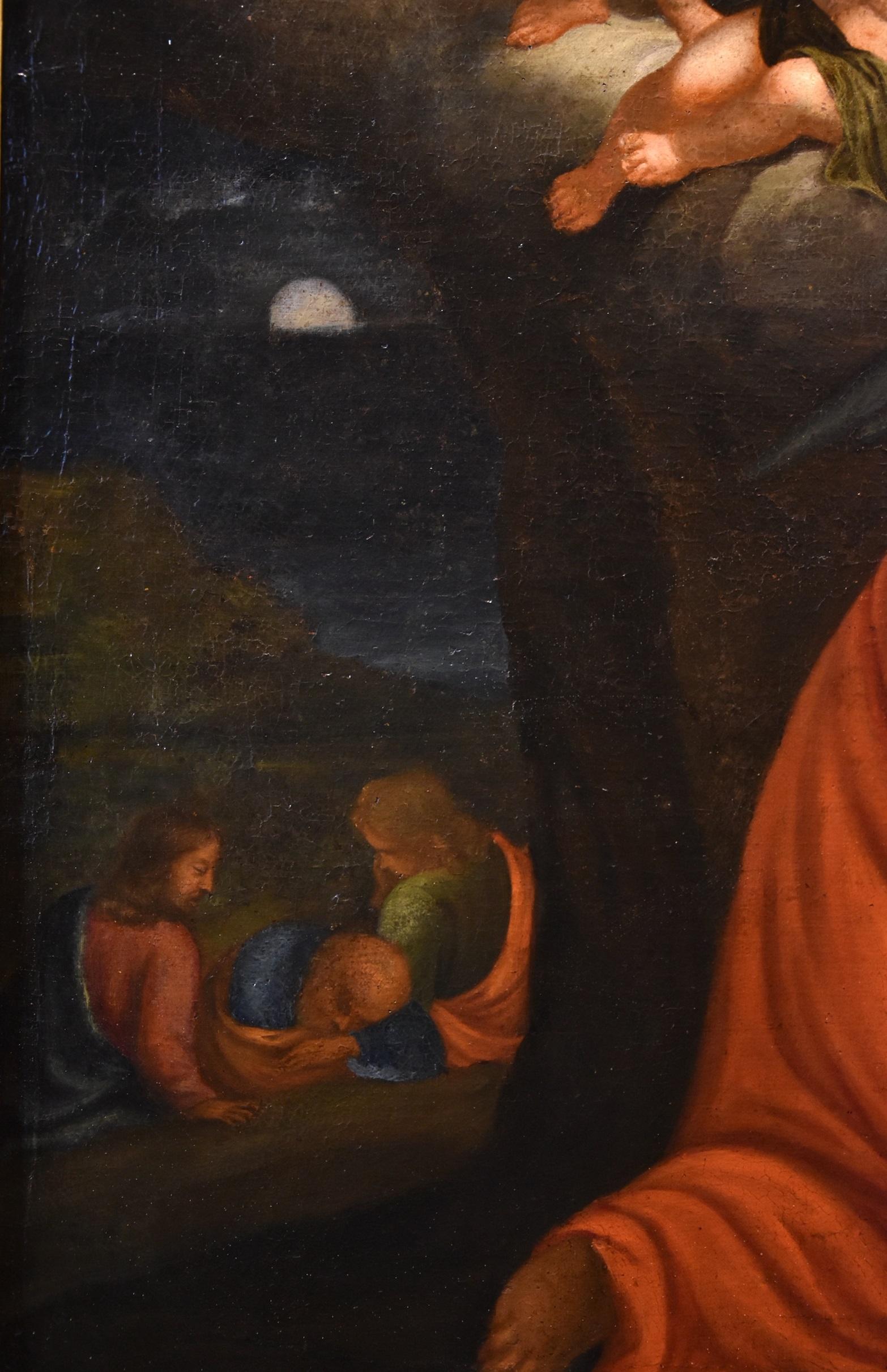 Religiöse Malerei Christus Jesus Lama, Öl auf Leinwand, 17/18. Jahrhundert, Alter Meister  im Angebot 6