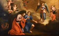 Christ Jesus Lama Religious Paint Oil on canvas 17/18 th Century Old master