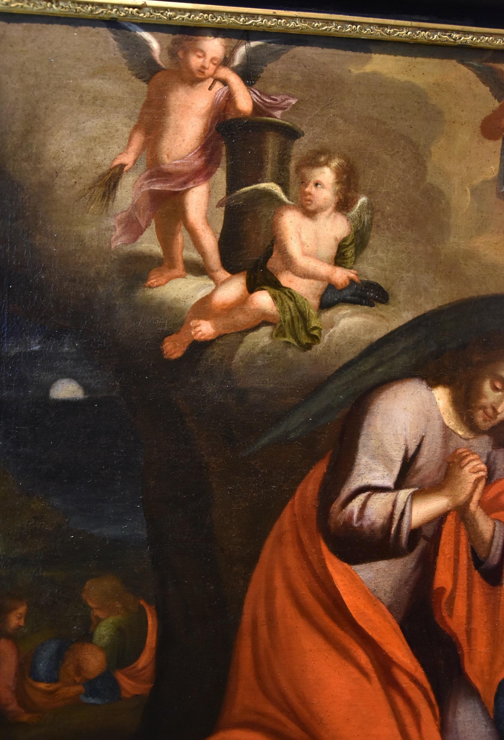 Religiöse Malerei Christus Jesus Lama, Öl auf Leinwand, 17/18. Jahrhundert, Alter Meister  im Angebot 3