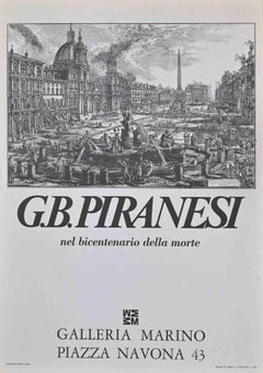 Giovan Battista Piranesi in the Bicentenary of his Death - Offset Print - 1978