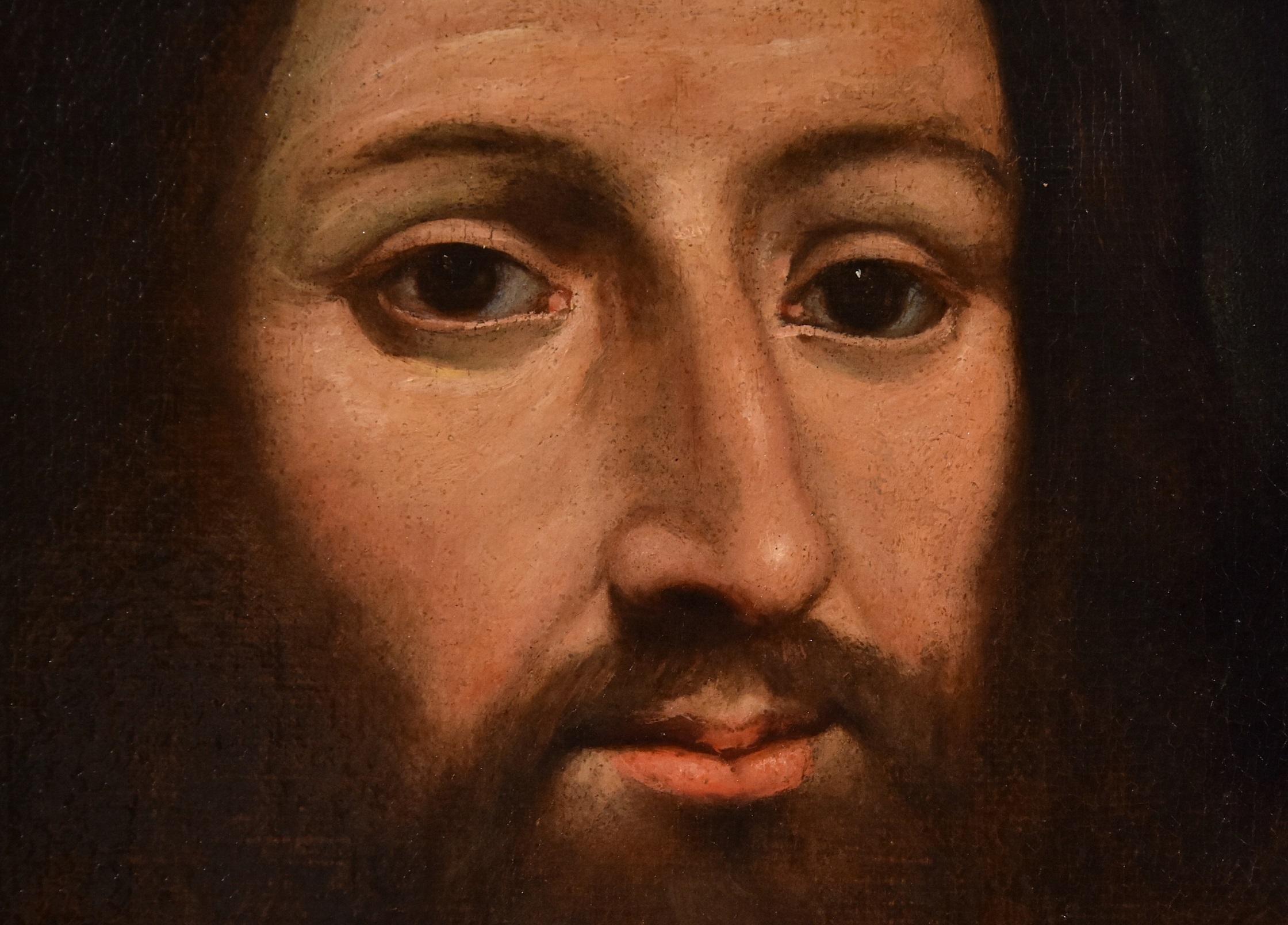 Peinture à l'huile sur toile « Jesus Son Salvi » de l'ancien maître italien du 17ème siècle, style religieux en vente 3