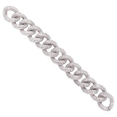 Giovane Large Link Diamond Bracelet