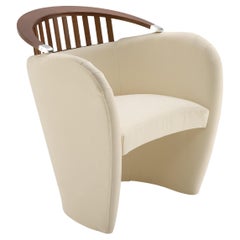 Giovannetti, Sillón con respaldo de madera de los años 90 de M. Matteini, Nausicaa
