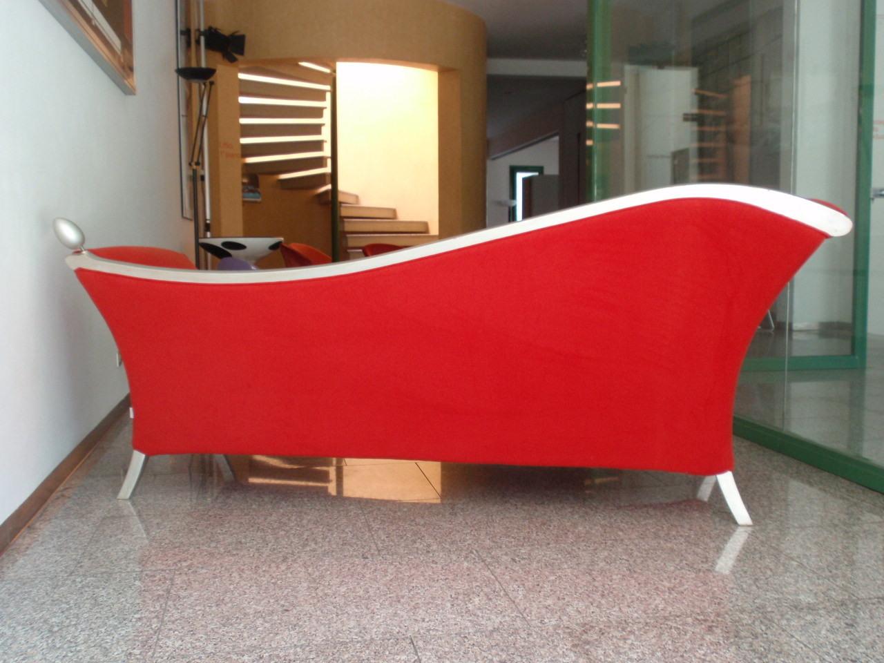 Autre Giovannetti, Settecento, Contemporary Style, Red Sofa, designer  S. Giobbi en vente