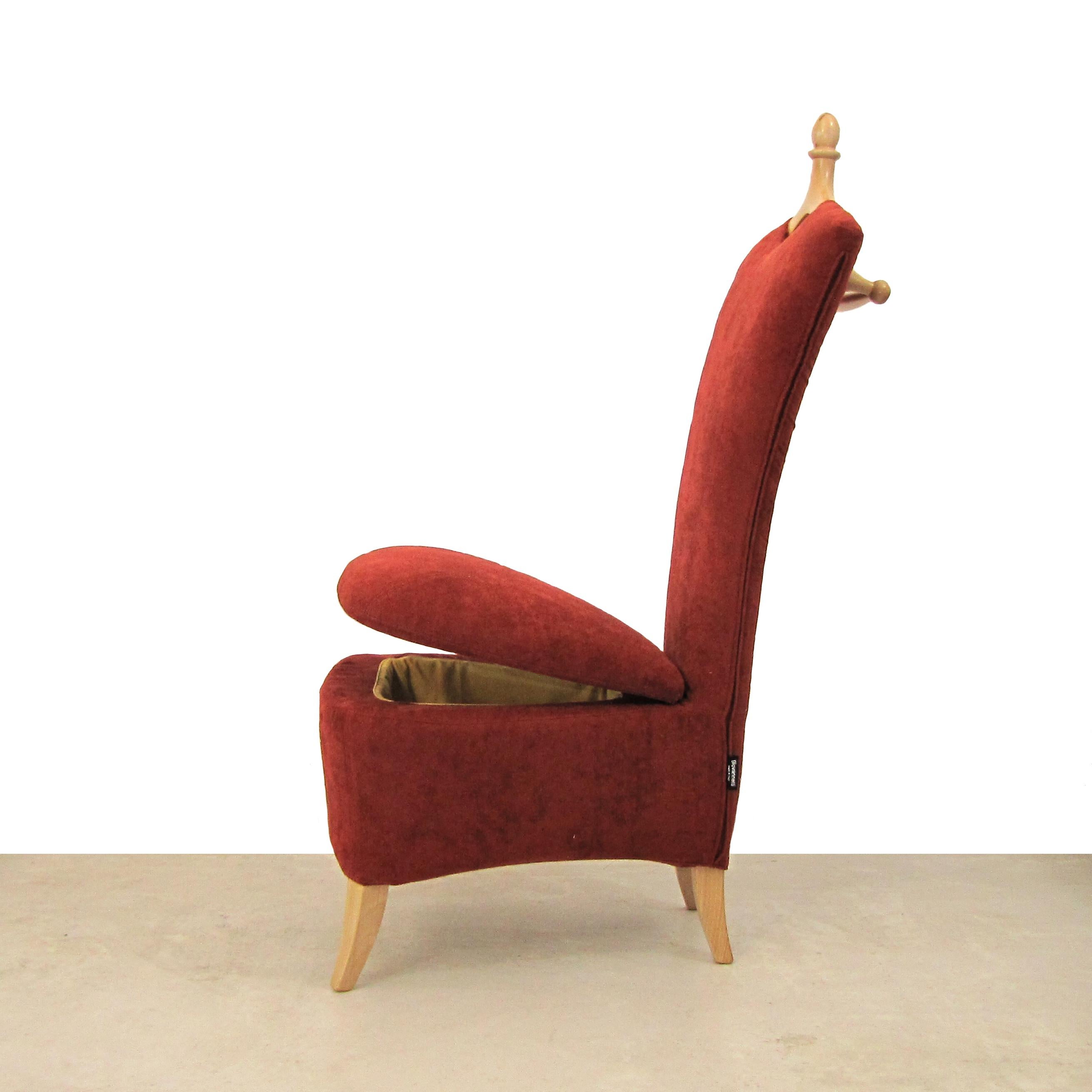 Giovannetti, Elegant and Functional Armchair by M. Lovi 90s, 