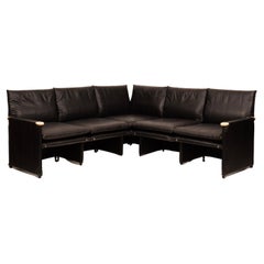 Giovannetti Modular Black Eco Leather Sofa