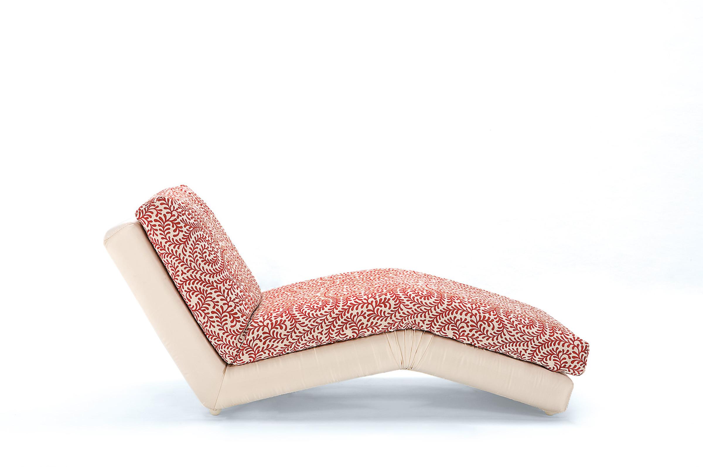 Moderne Giovannetti, Papessa, 1972, Atelier Associati, chaise longue en tissu fantaisie en vente