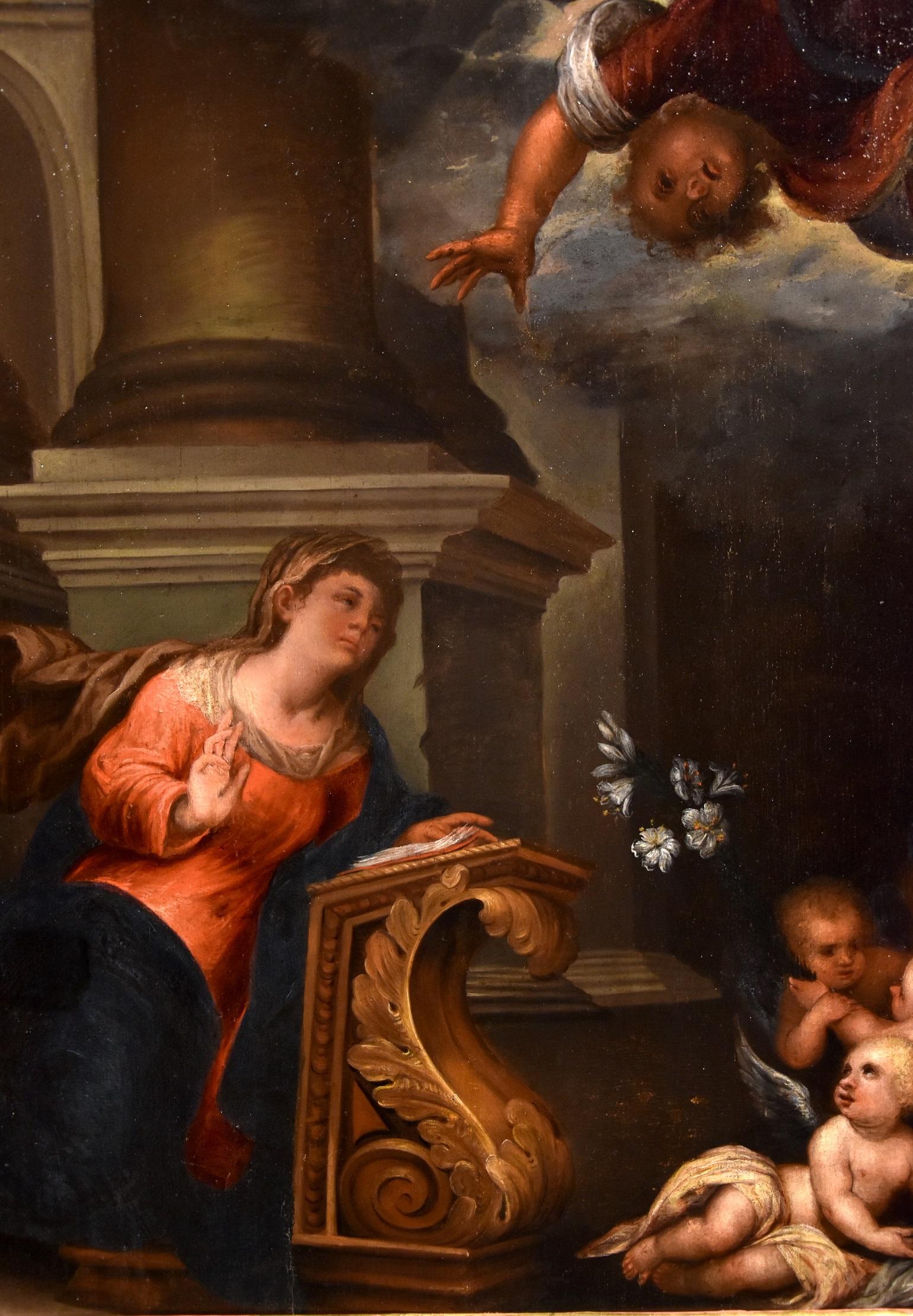 Ansaldo Annunciation Paint Oil on canvas Old master 17th Century Italian Art 2