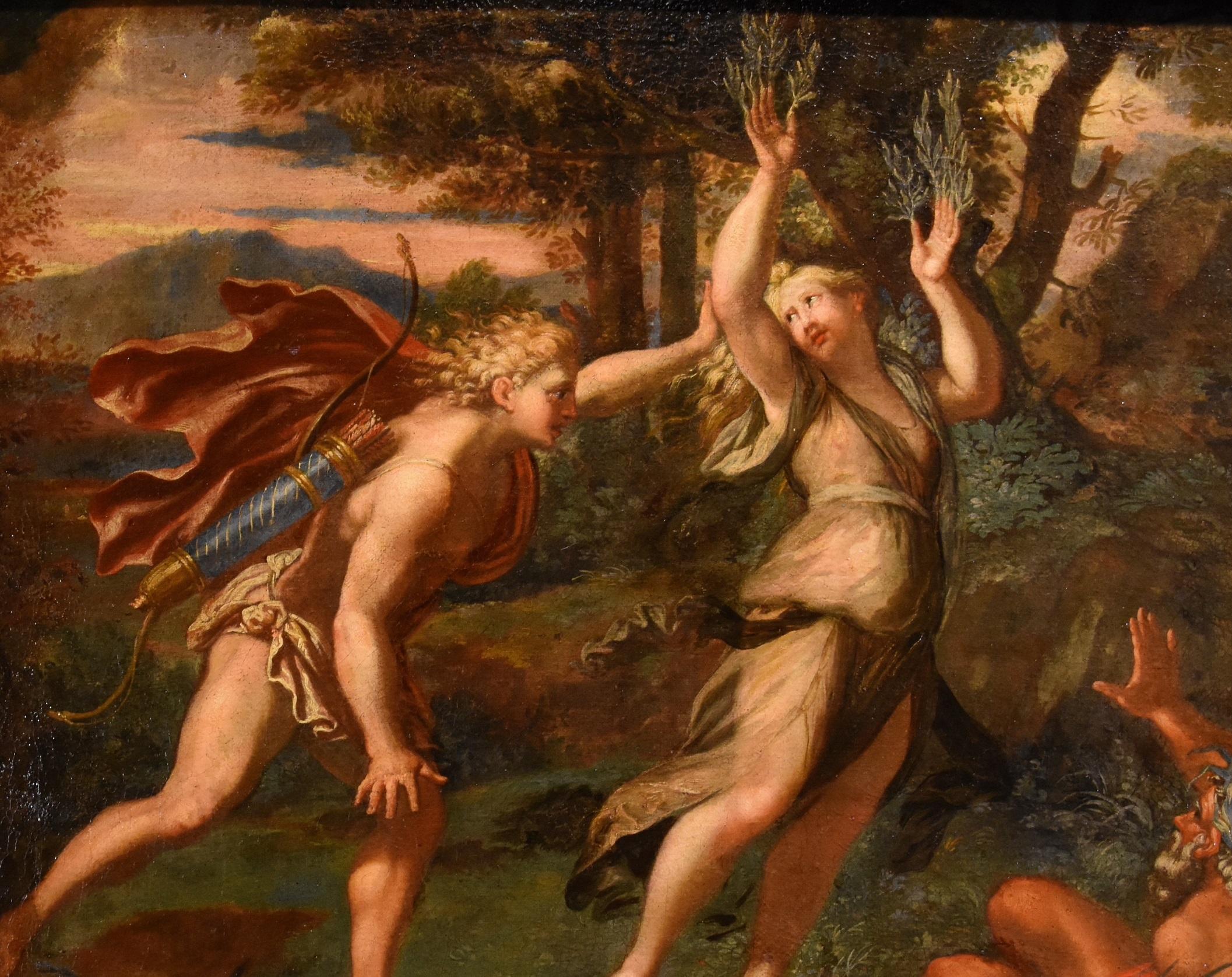 Giovanni Angelo Canini (Rome, 1608 - Rome, 1666)
The Myth of Apollo and Daphne

Oil on canvas (84 x 100 cm - Framed 106 x 125 cm.)
The work is accompanied by expertise by Prof. Giancarlo Sestieri (Rome)

'' I thank you for having brought this