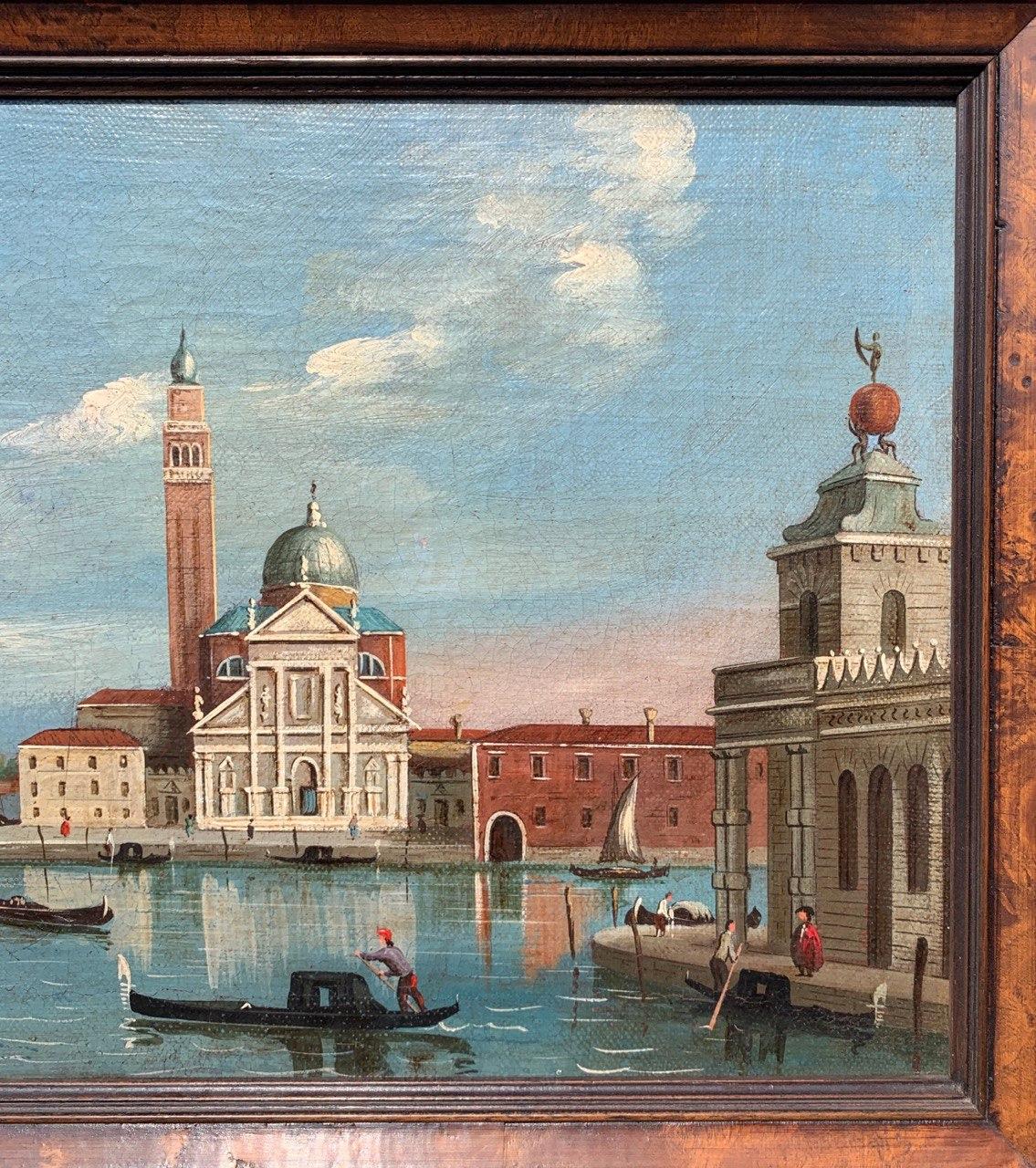 Venezianischer Vedutenist (Canaletto-Anhänger) – Malerei des späten 19. Jahrhunderts – Venedig (Realismus), Painting, von Giovanni Antonio Canal (Canaletto)