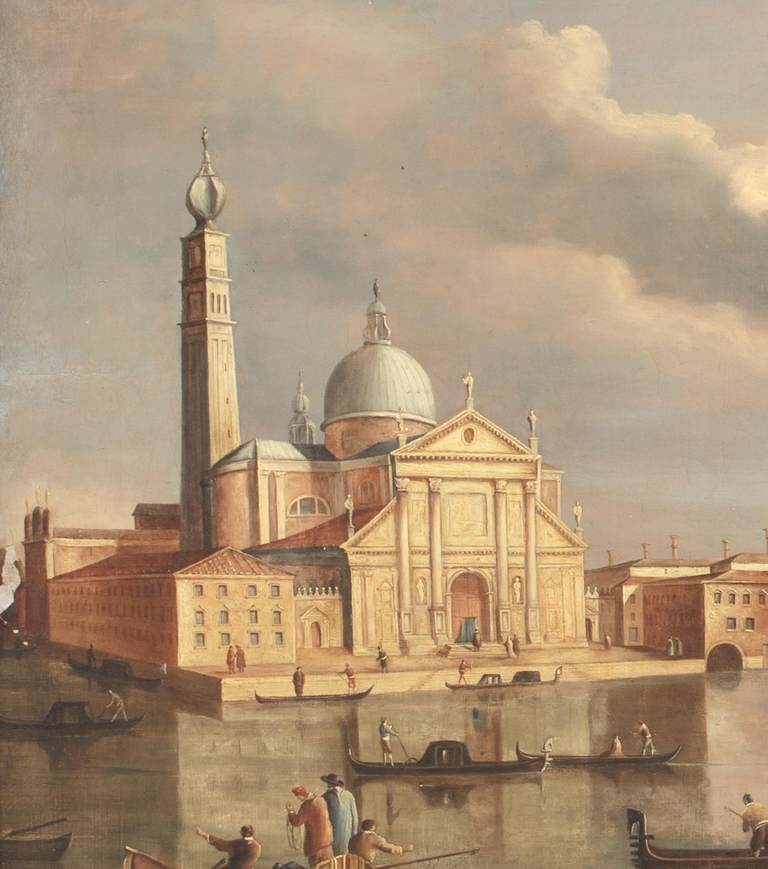 San Giorgio Maggiore Venecia, siglo XVIII  seguidor de CANALETTO (1697-1768) 7