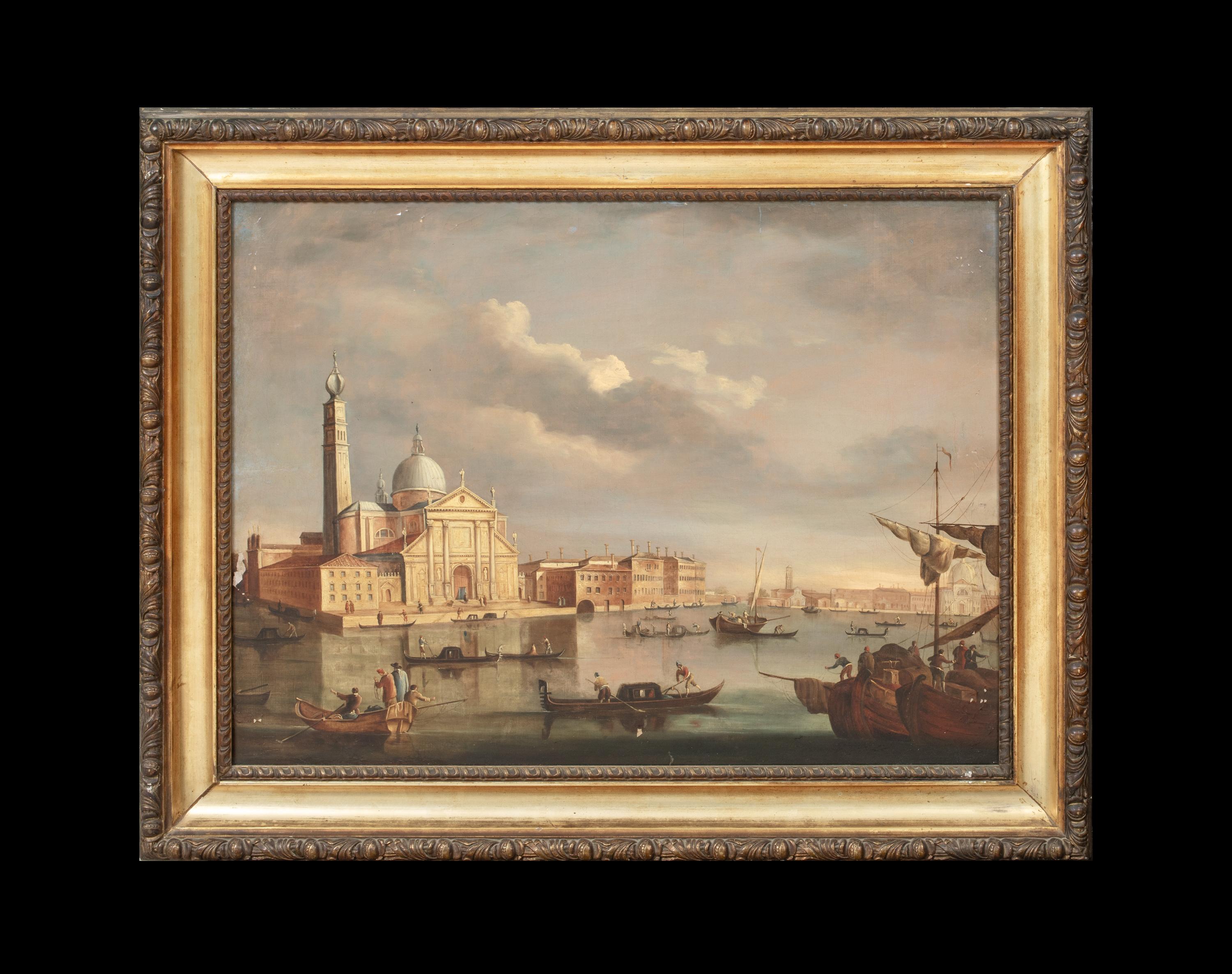 San Giorgio Maggiore Venise, XVIIIe siècle  Suivi de CANALETTO (1697-1768)  - Painting de Giovanni Antonio Canal (Canaletto)