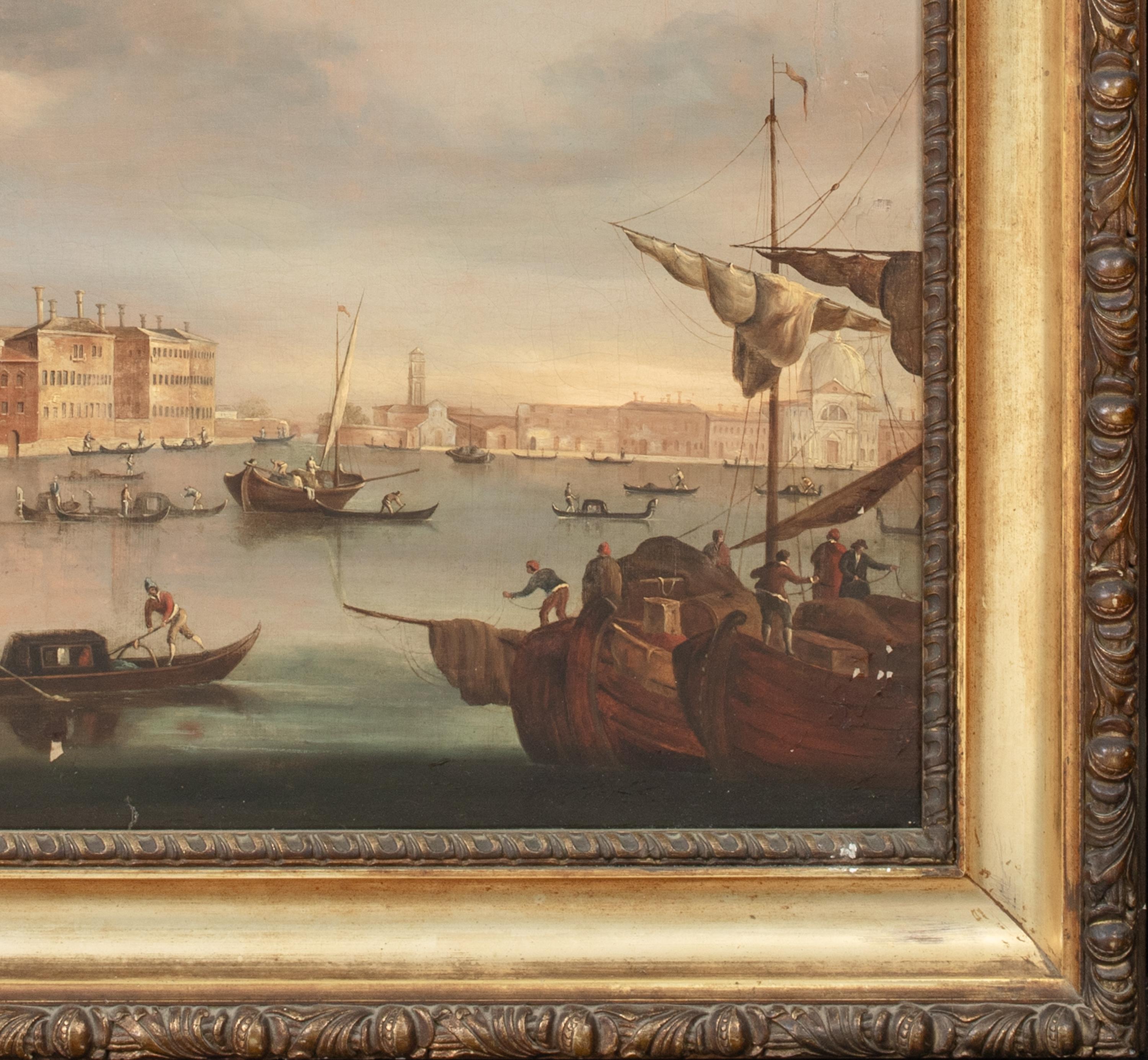 San Giorgio Maggiore Venecia, siglo XVIII  seguidor de CANALETTO (1697-1768) 1