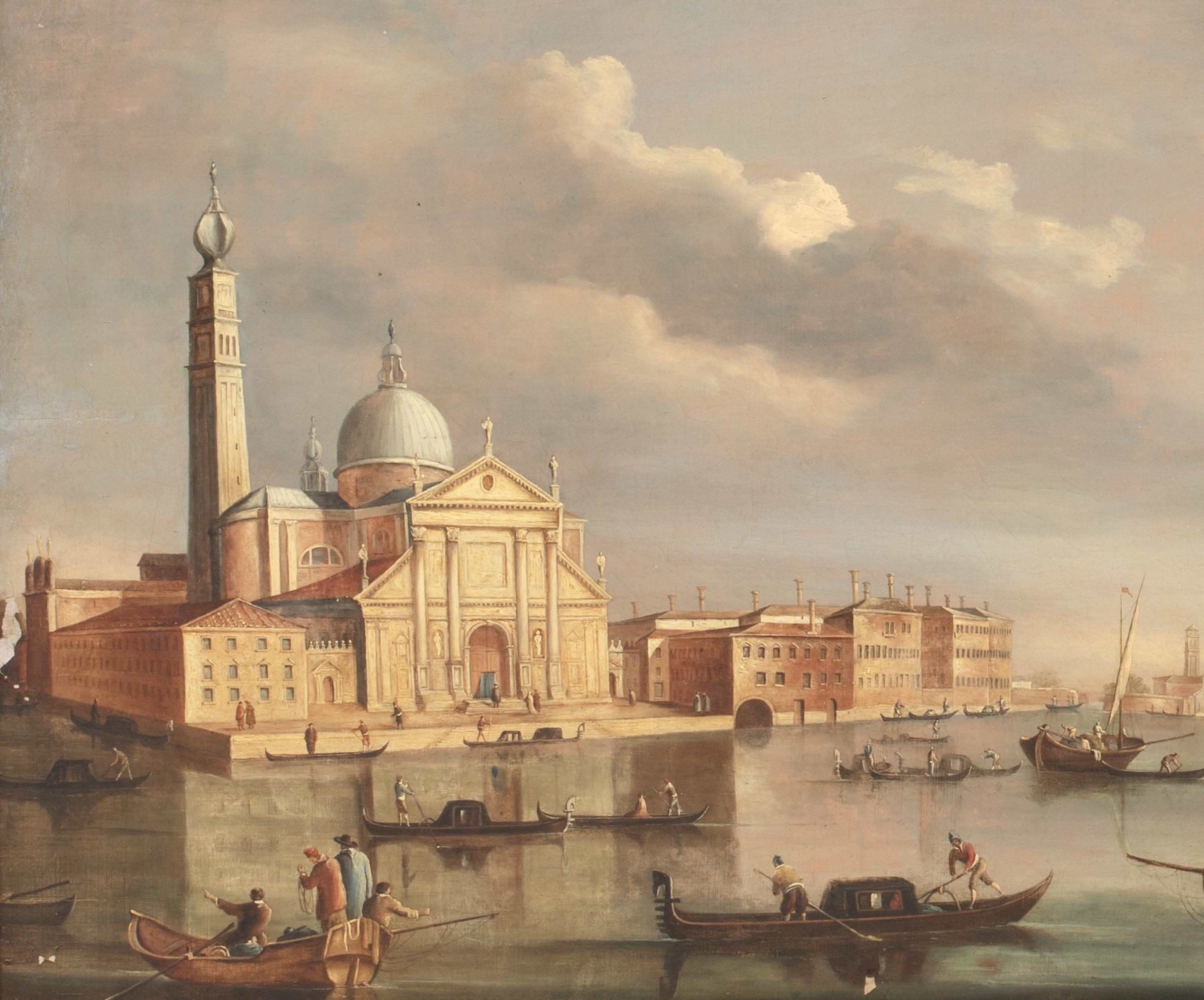 San Giorgio Maggiore Venecia, siglo XVIII  seguidor de CANALETTO (1697-1768) 2