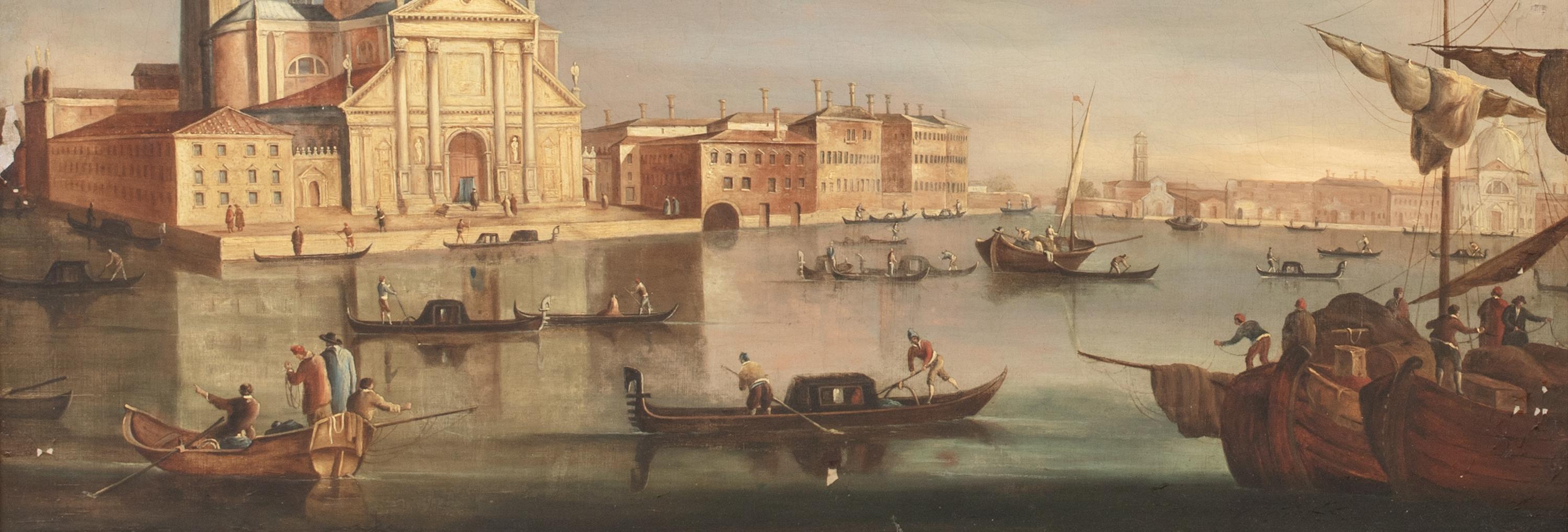 San Giorgio Maggiore Venecia, siglo XVIII  seguidor de CANALETTO (1697-1768) 3