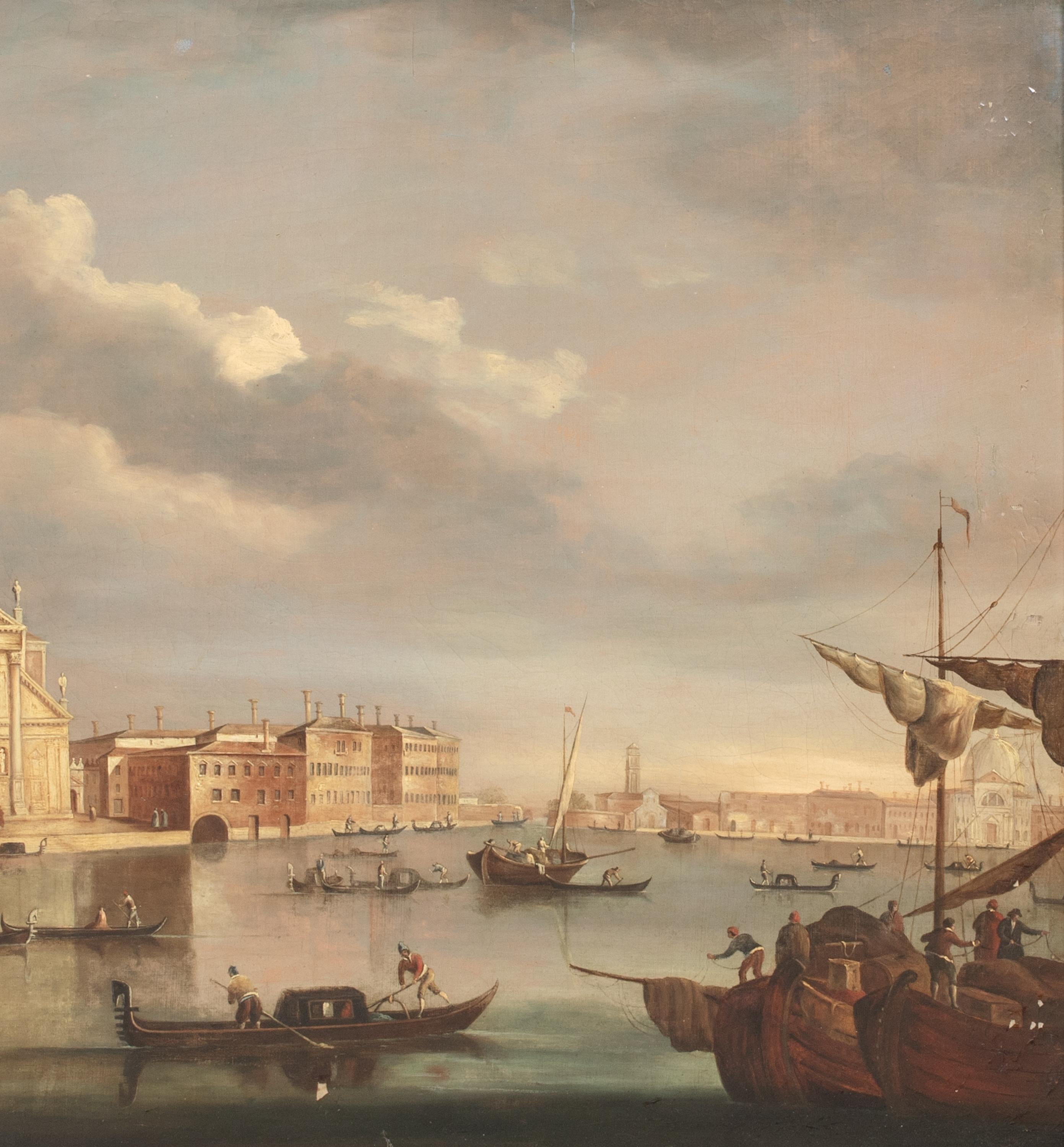 San Giorgio Maggiore Venecia, siglo XVIII  seguidor de CANALETTO (1697-1768) 4