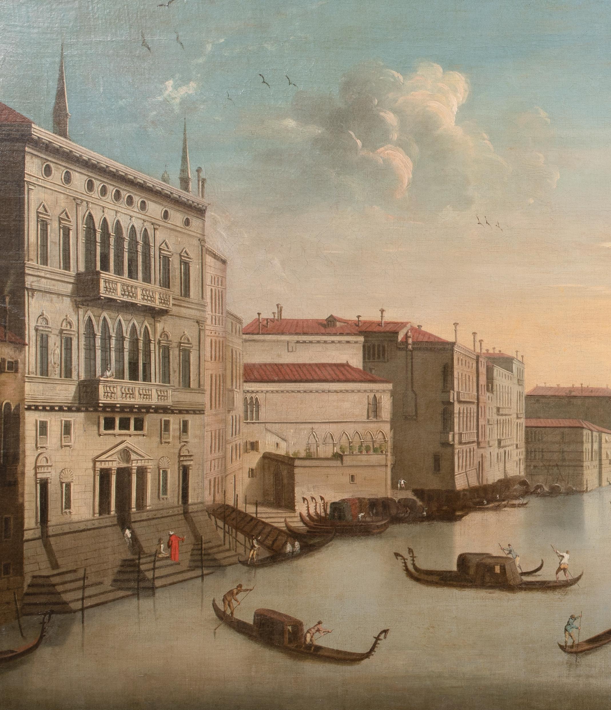 El Gran Canal, Venecia, siglo XVIII  círculo de CANALETTO (1697-1768) 6