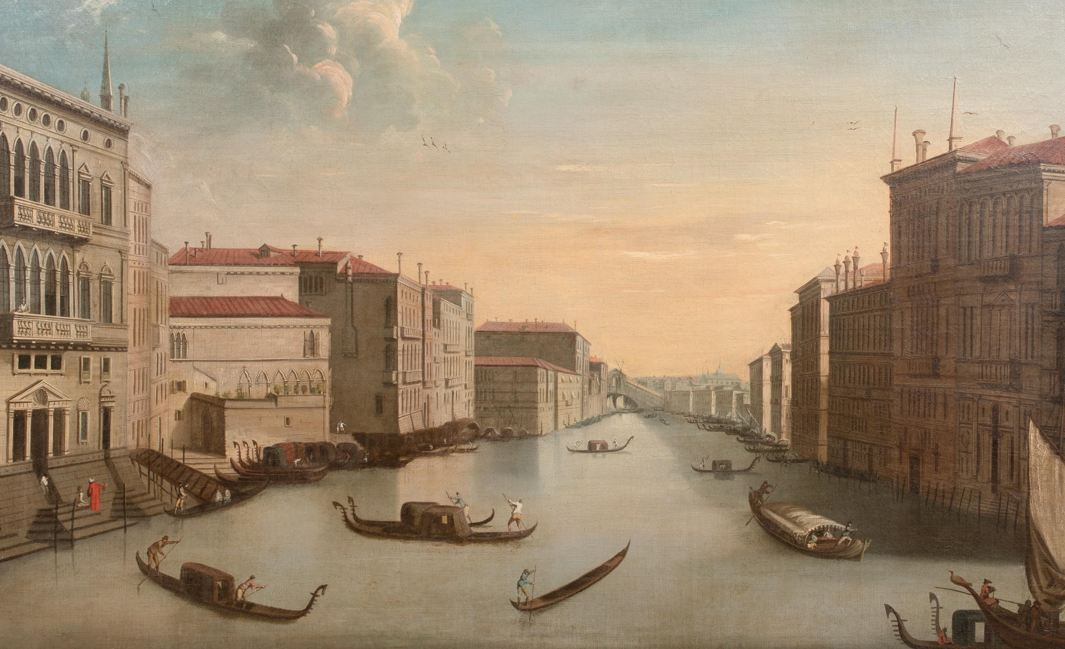 El Gran Canal, Venecia, siglo XVIII  círculo de CANALETTO (1697-1768) 1