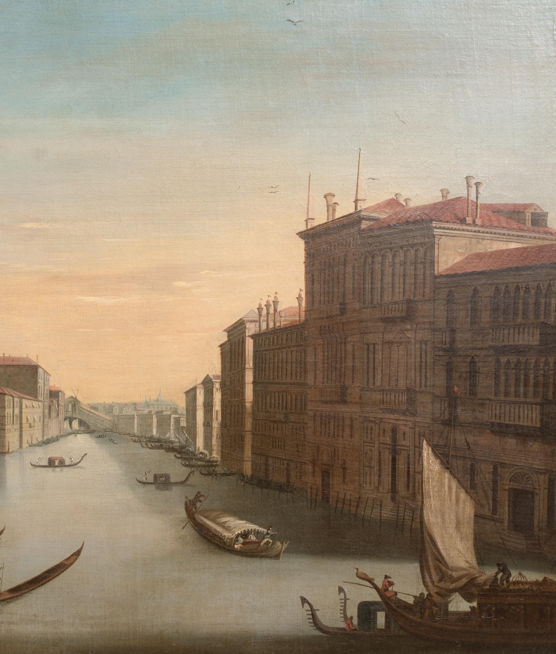 El Gran Canal, Venecia, siglo XVIII  círculo de CANALETTO (1697-1768) 2