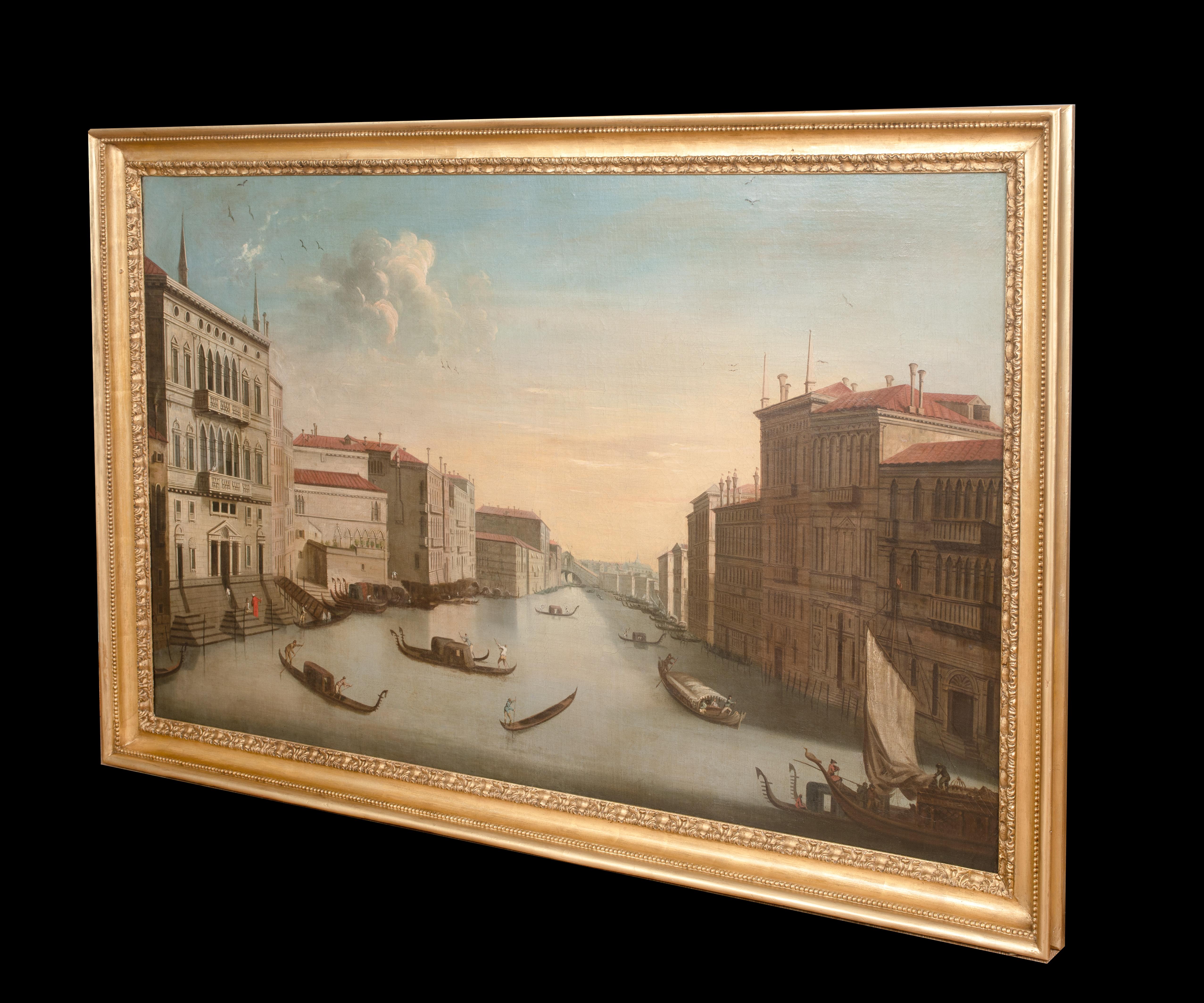 El Gran Canal, Venecia, siglo XVIII  círculo de CANALETTO (1697-1768) 4