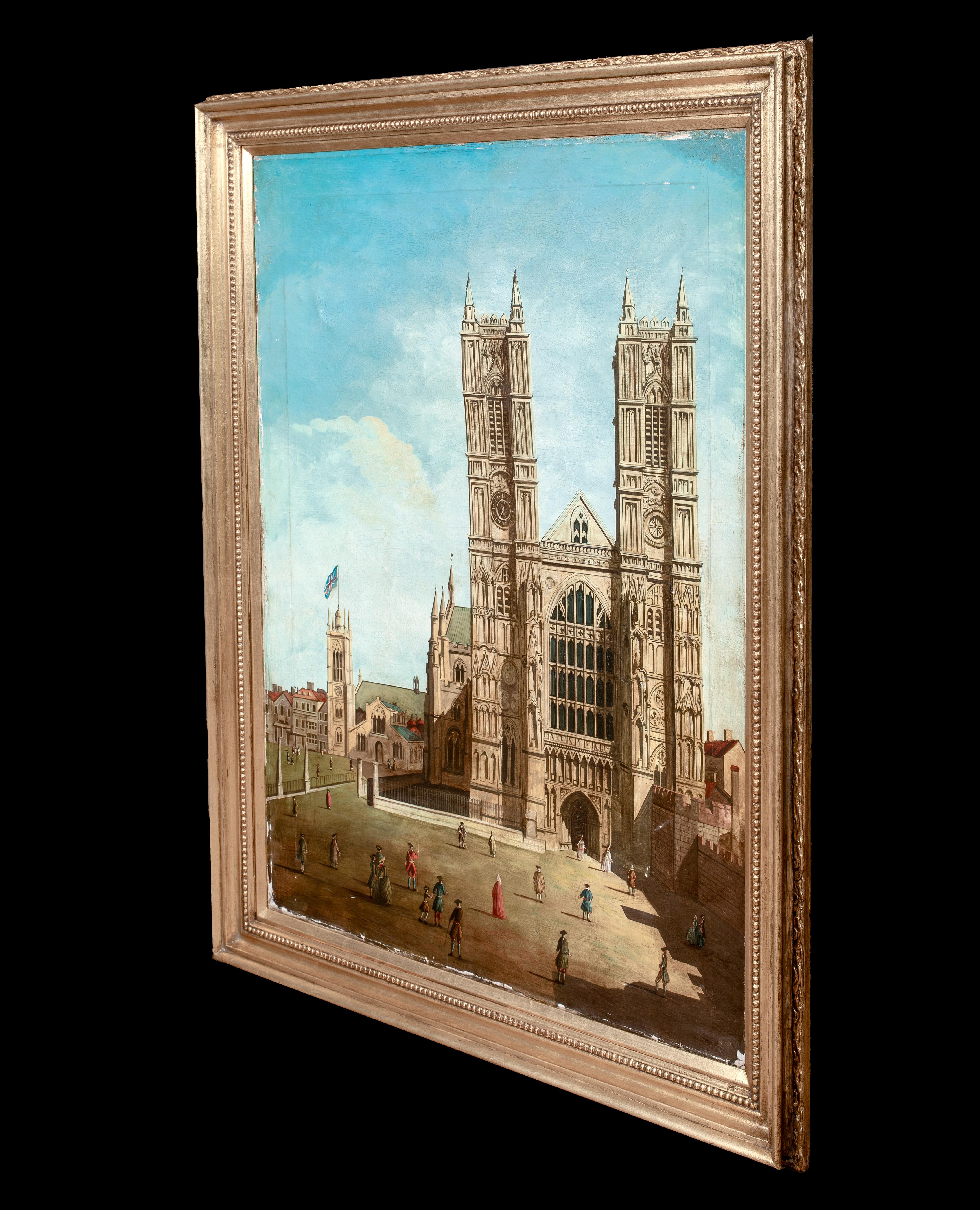 Westminster Abbey, London, 19. Jahrhundert  follower von CANALETTO (1697-1768) im Angebot 2